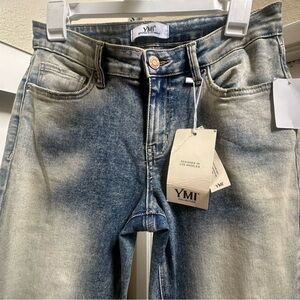 YMI Faded Blue Bootcut Flare Jeans NWT